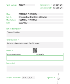 Drоstanоlone Enаnthаte (Mаsteron) 200 mg Vial – Bild 3